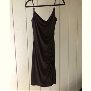 David Meister Black Midi Cocktail Dress